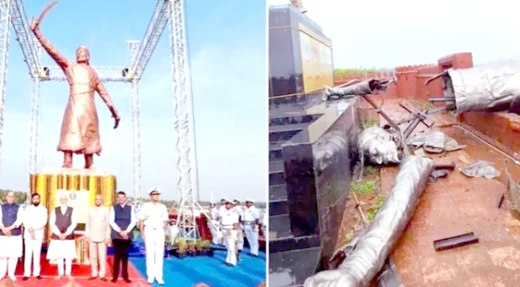 Shivaji statue case: Contractor and consultant sent to police custody till September 10.